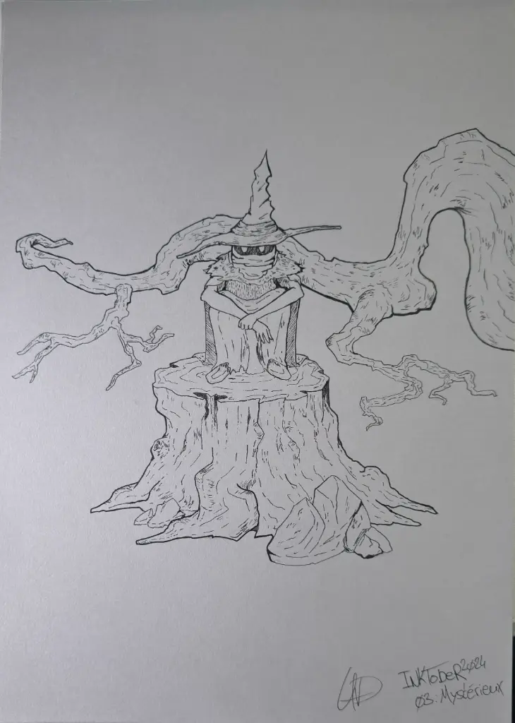 Inktober 2024 - Mystérieux