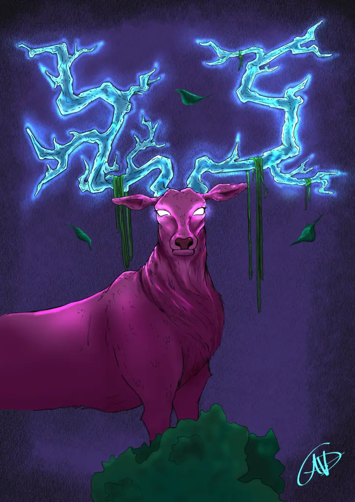Cerf mystique (A4)