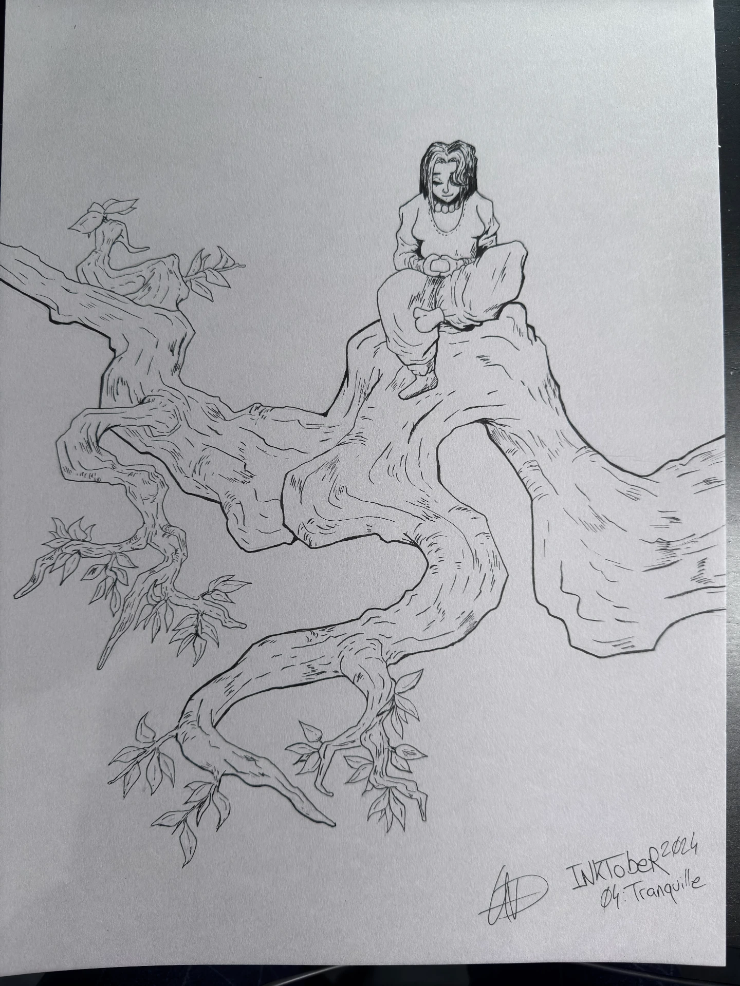 Inktober 2024 : Tranquilité