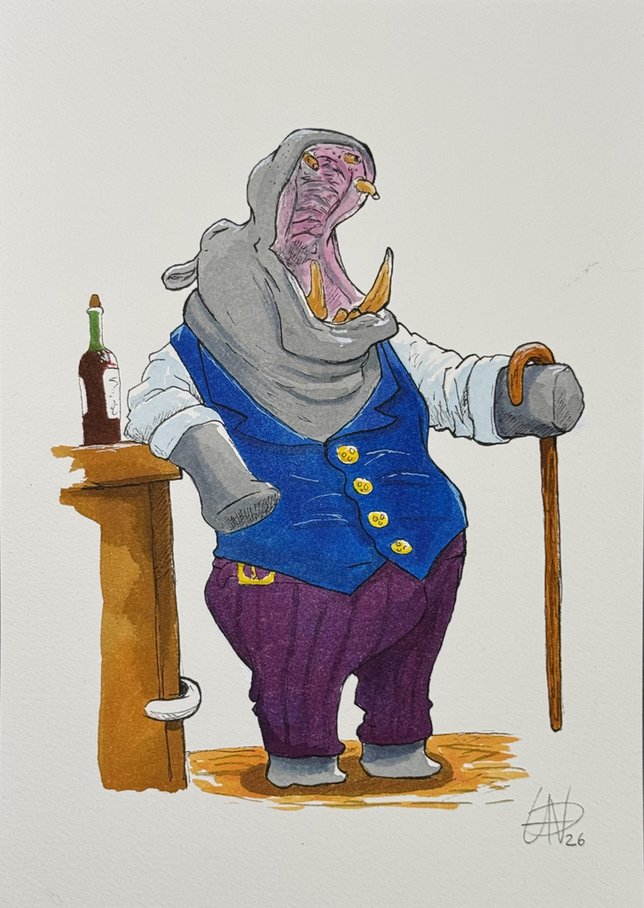 Distinuished Animal : Hippo